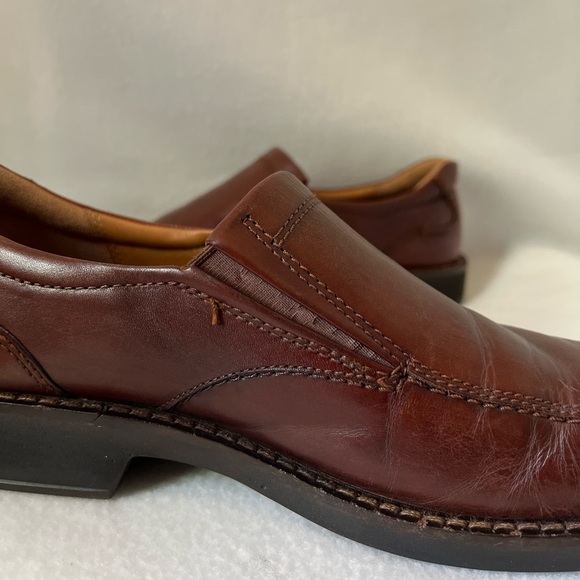 ECCO Men’s EU size 45 (US size 11, 11 1/2) Leather Brown Shoes - Picture 9 of 16